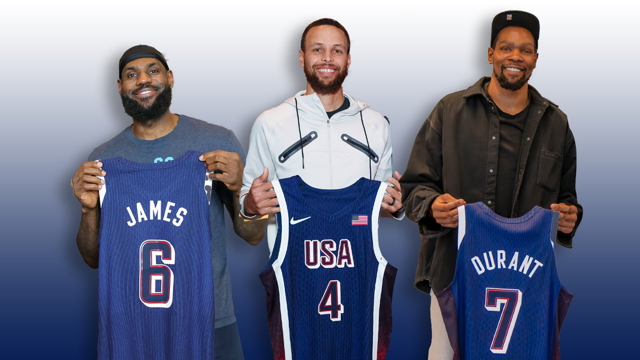 Dream Team 3.0: LeBron, Steph, KD Receive Team USA Jerseys For Paris ...